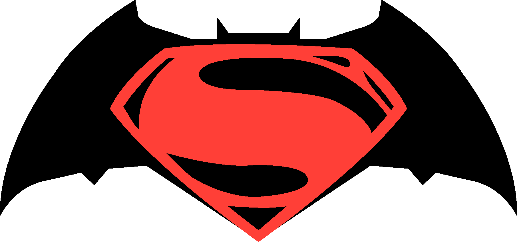 Batman V Superman Logo PNG Unduh Gratis