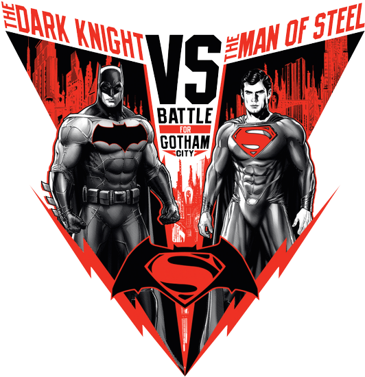 Batman V Superman logo latar belakang Gambar PNG