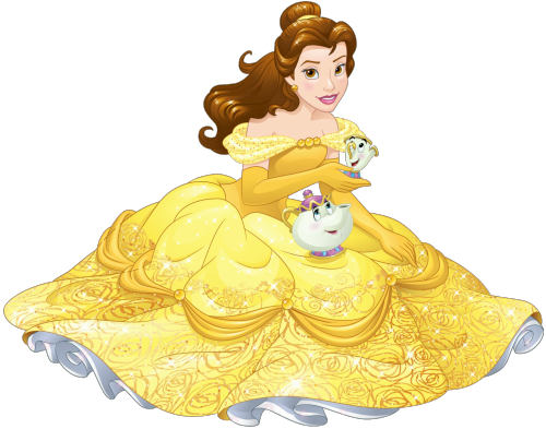 Beauty And The Beast Princess Transparent Image