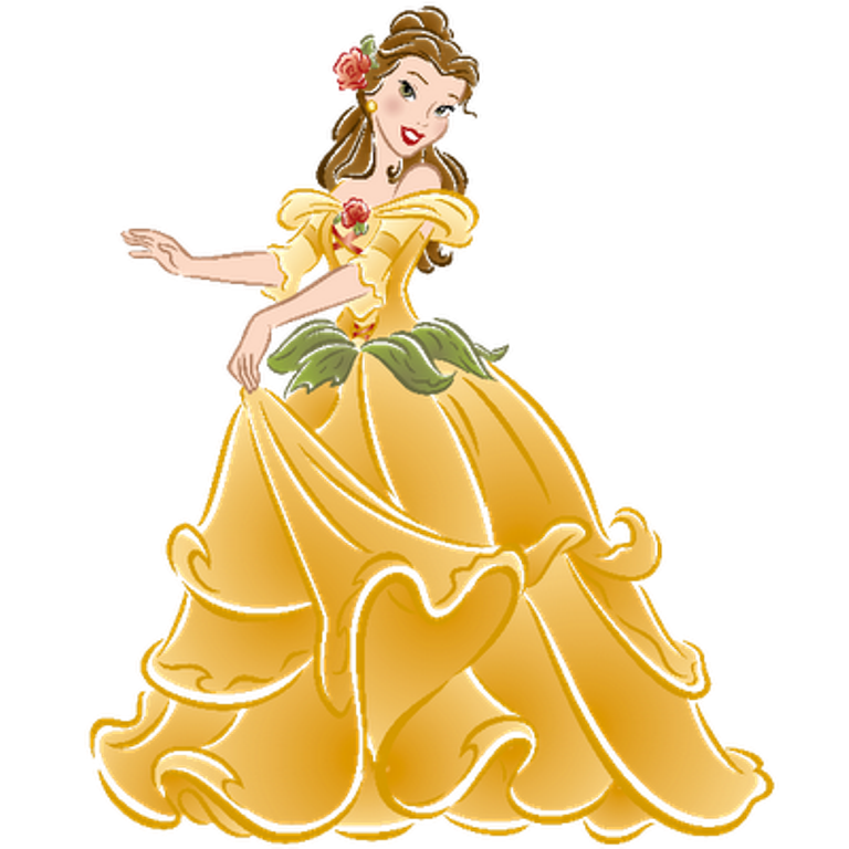 Belle Dress PNG High-Quality Image