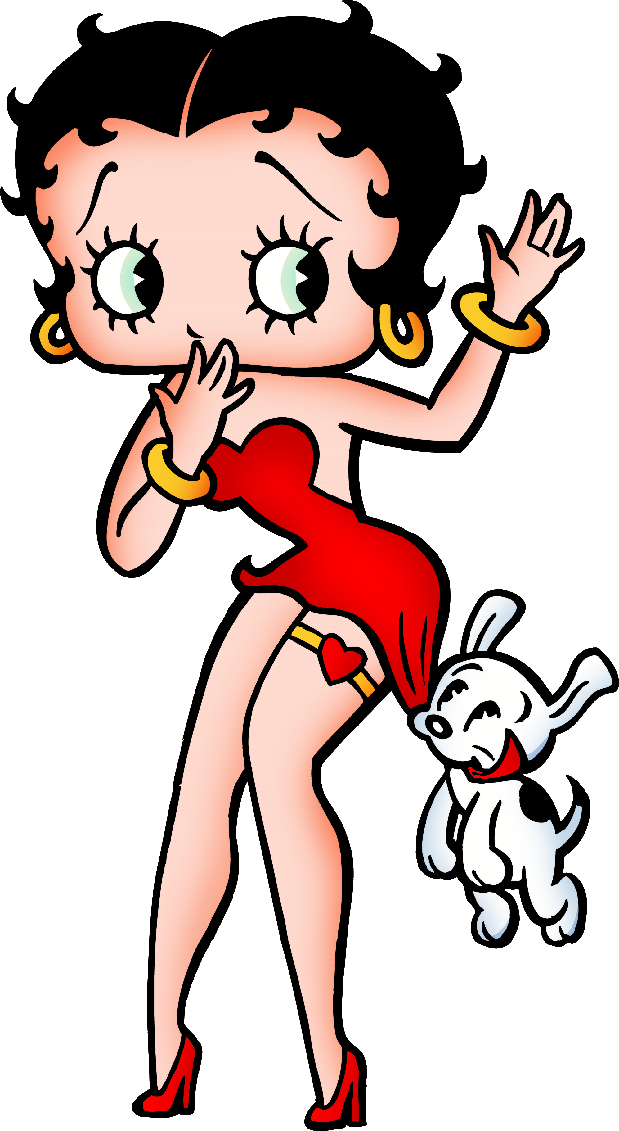 Betty Boop Cartoon PNG-Afbeelding