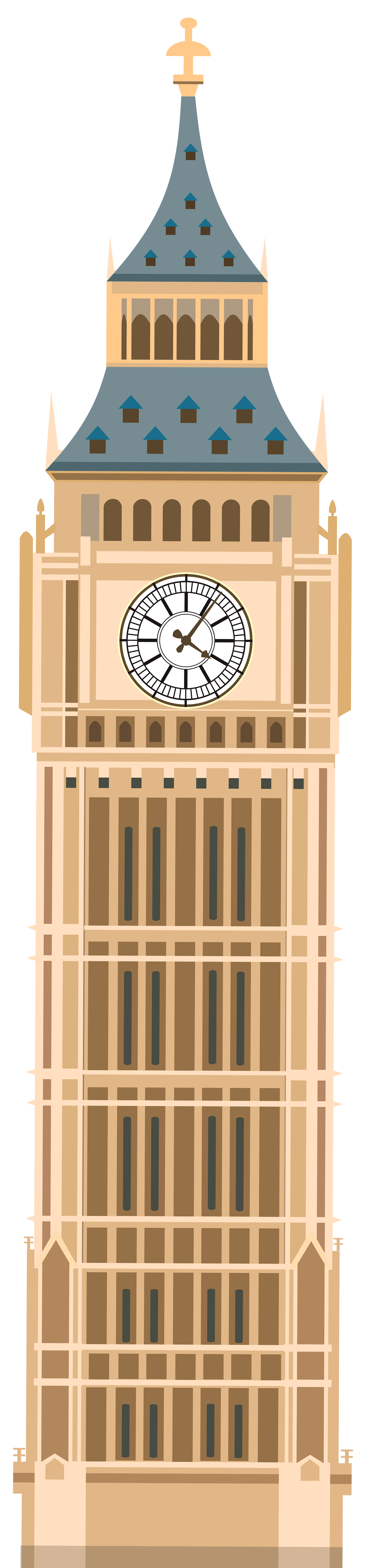 Big Ben Tower PNG High-Quality Image