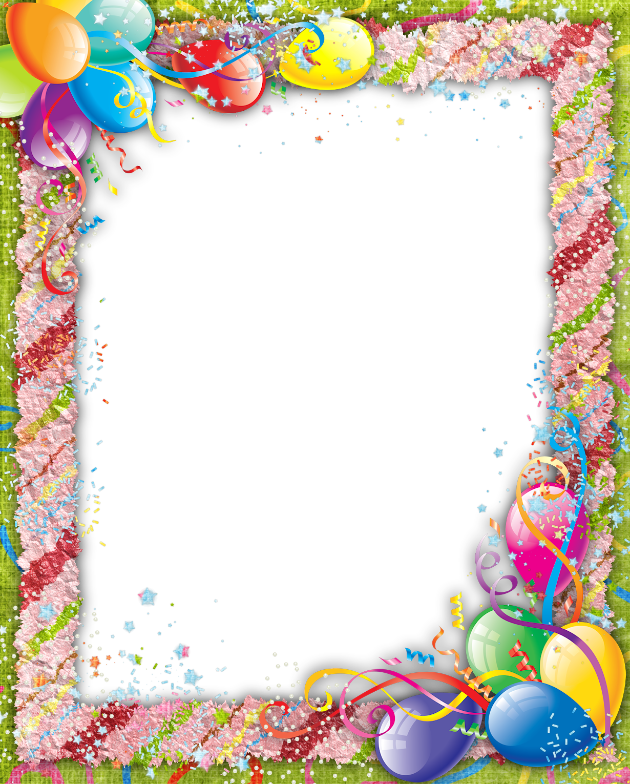 Verjaardag frame PNG Gratis Download
