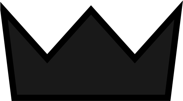 تاج أسود PNG خلفية الصورة