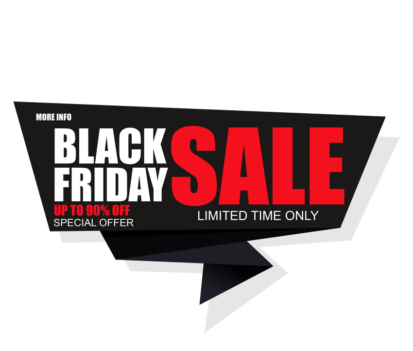 Black Friday Sale PNG-Afbeelding