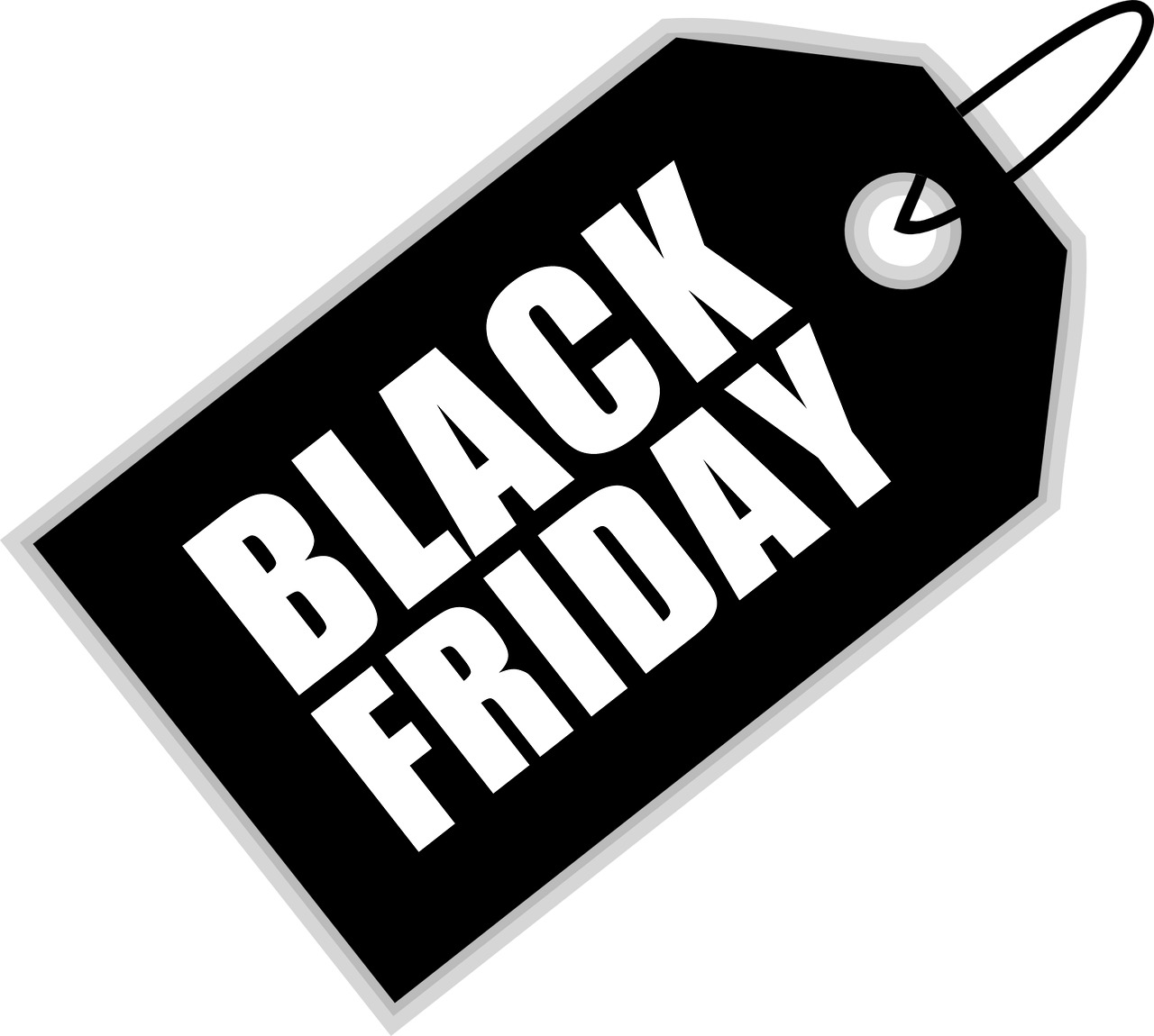 Black Friday-tag PNG-Afbeelding Achtergrond