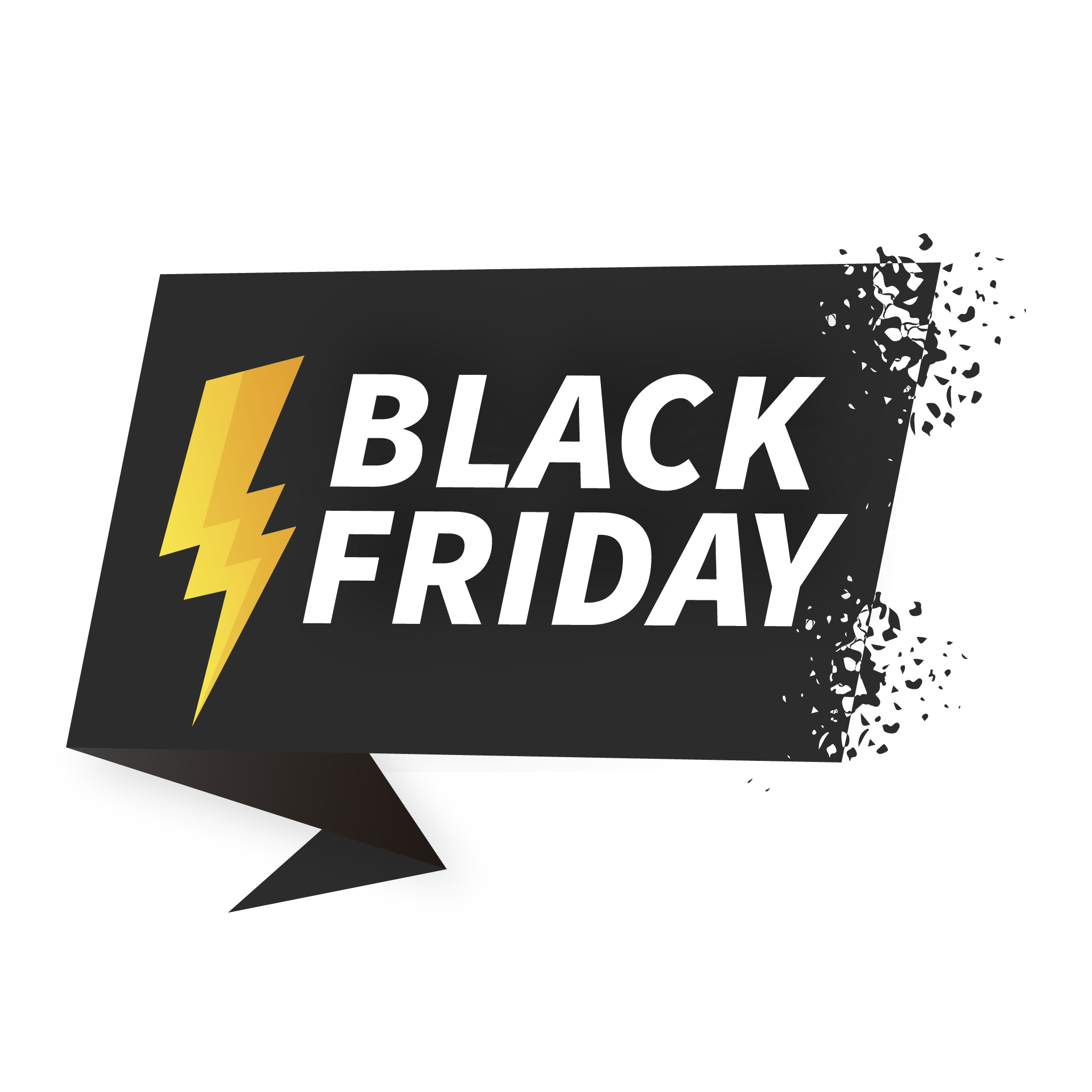 Black Friday Transparante achtergrond PNG
