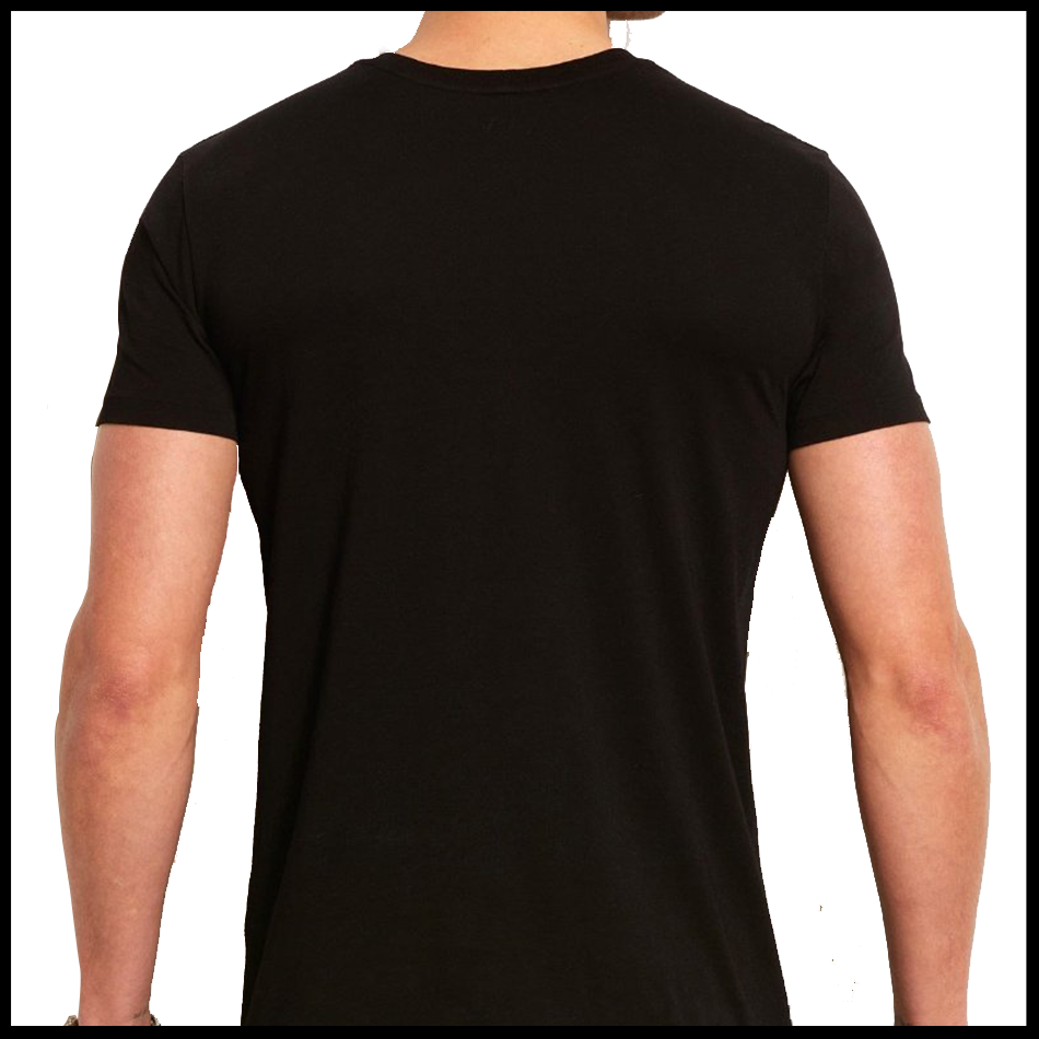 Black T-Shirt PNG Foto