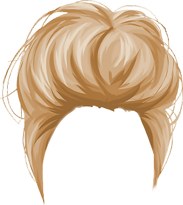Blonde Wig Transparent Image