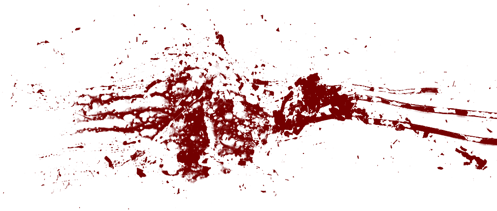 Blood Splatter Grunge PNG Photo