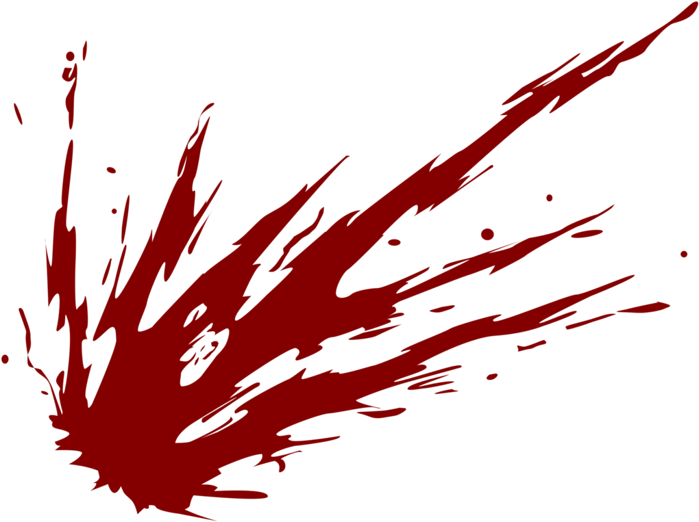 Blood Splatter PNG Transparent Image
