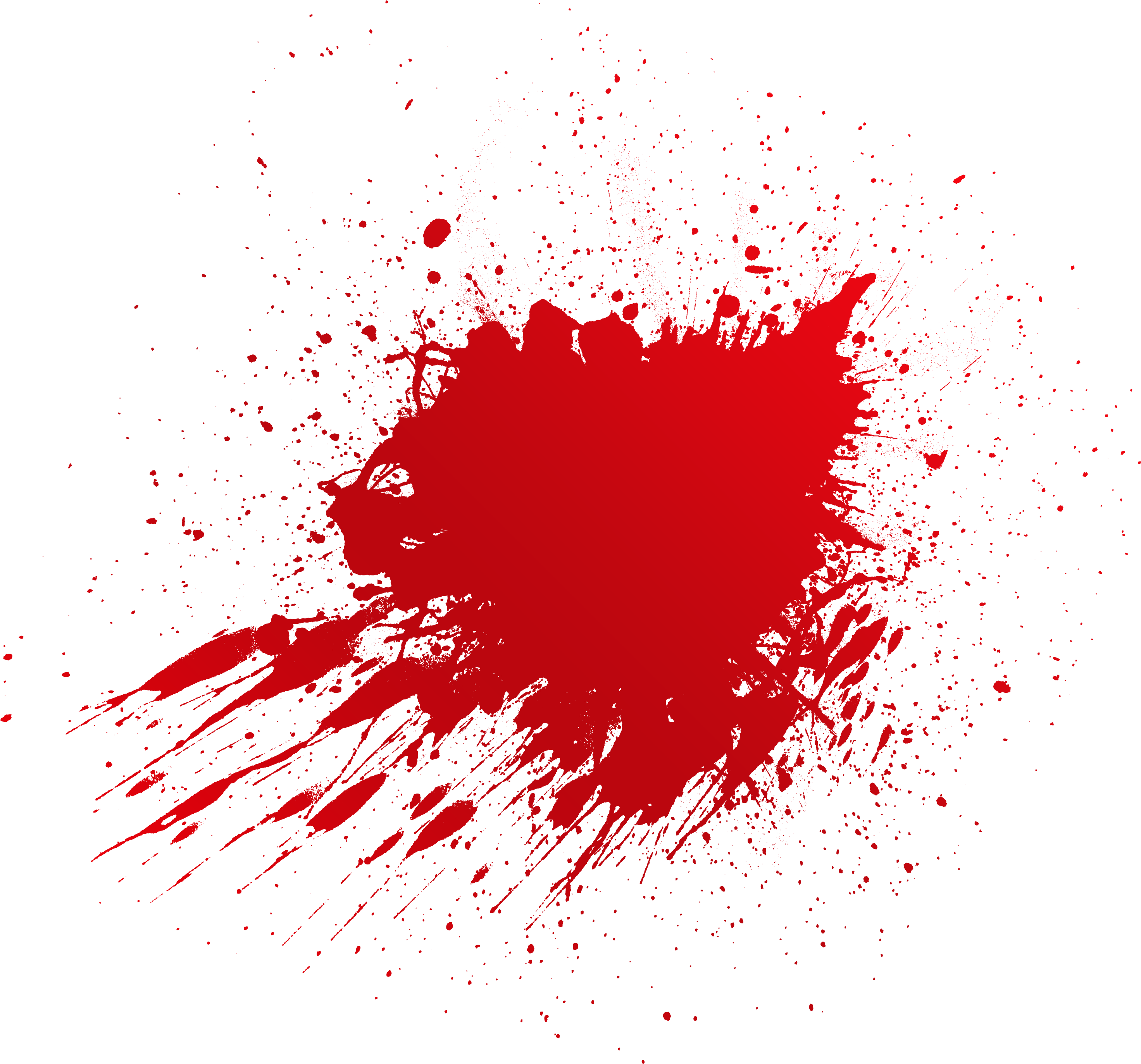 Blood Splatter Splash PNG Transparent Image