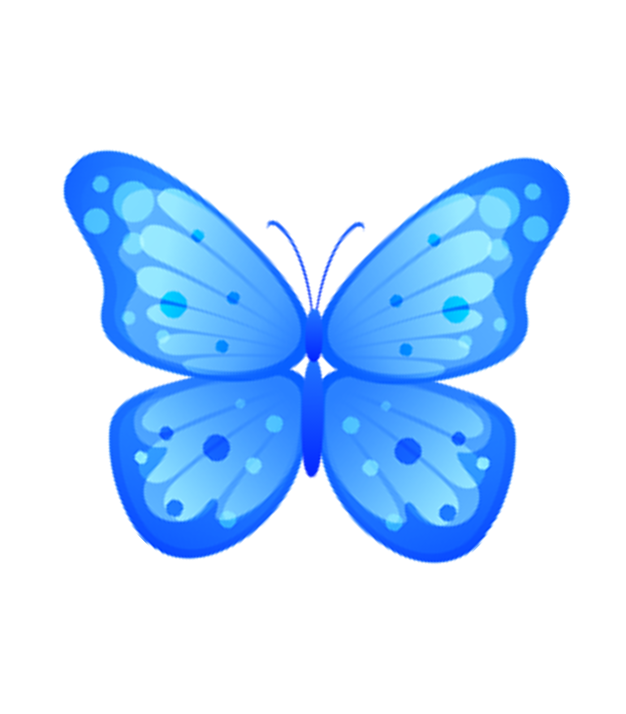 Blue Papillons PNG Télécharger limage