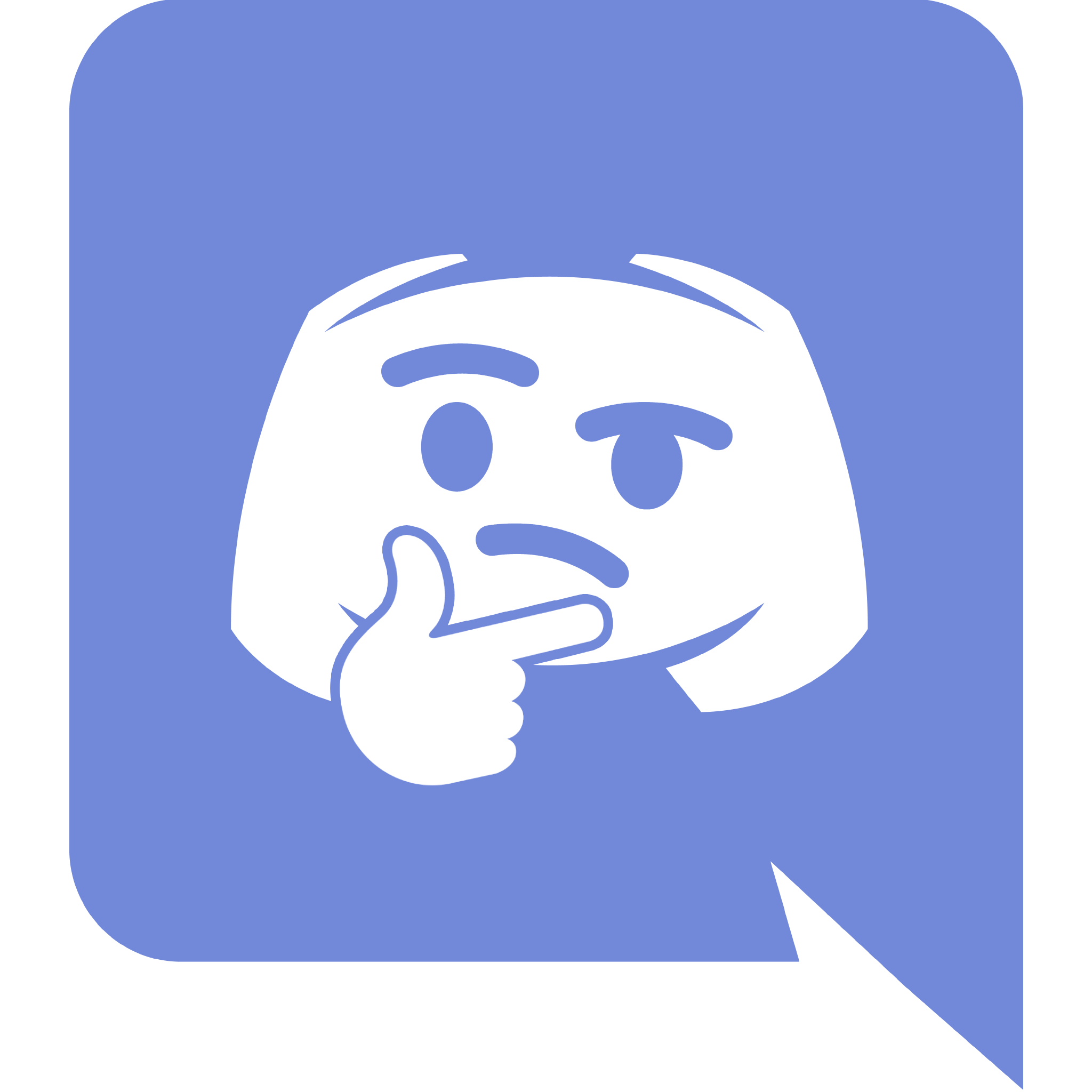 Blue Discord Logo Icon PNG High-Quality Image