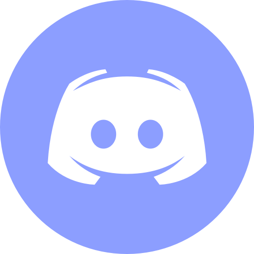 Blue Discord Logo icon Photo PNG