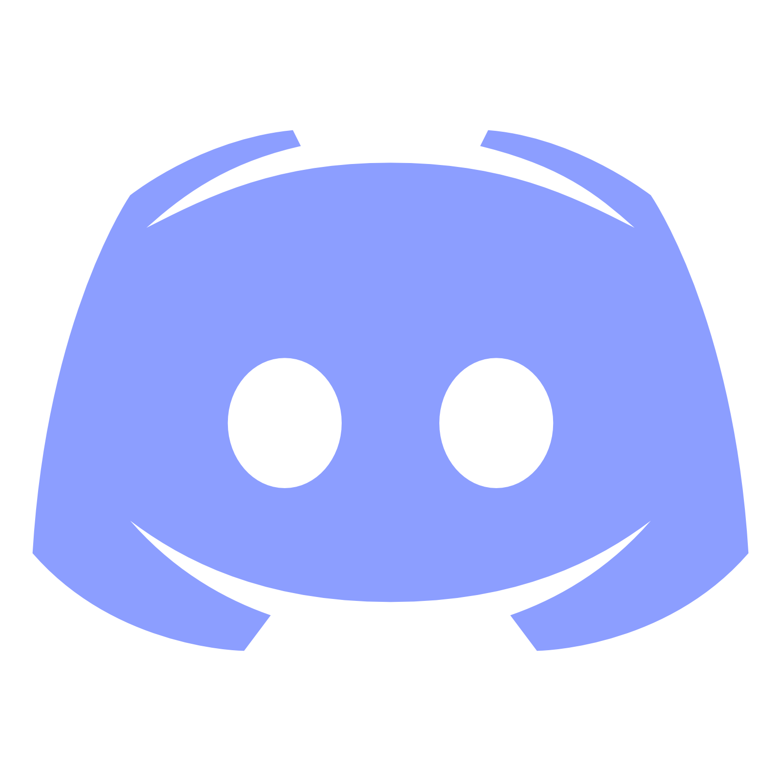 Blauw Discord Logo Pictogram Transparent Afbeelding