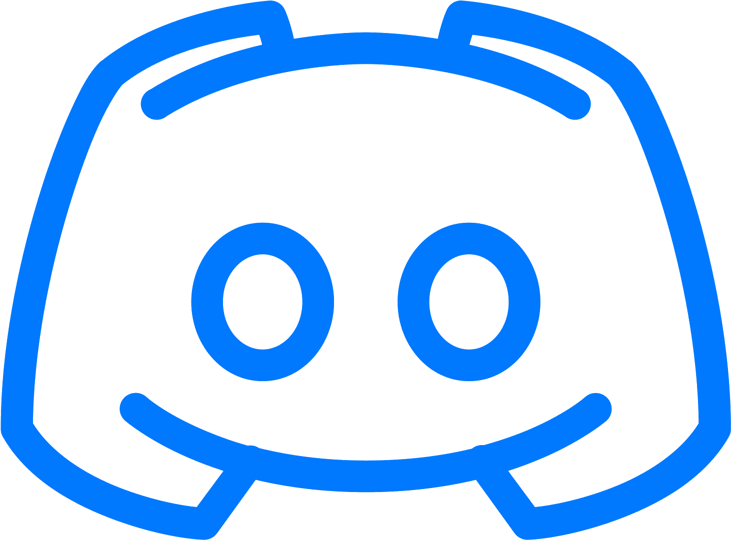 Blue Discord Logo Transparent Image