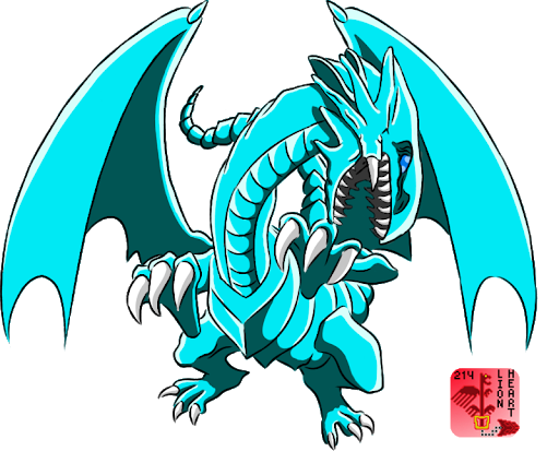 Blue Eyes White Dragon PNG Free Download