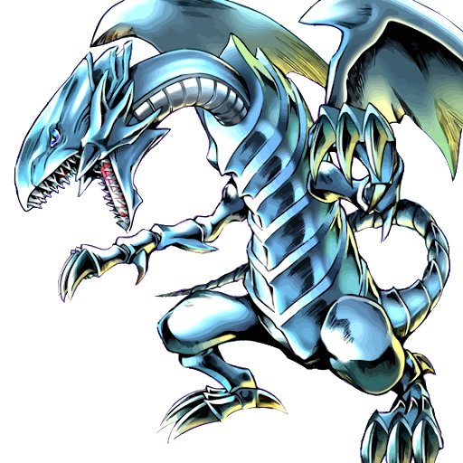 Blue Eyes White Dragon PNG High-Quality Image