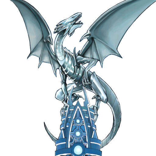 Immagine del PNG del drago bianco degli occhi azzurri