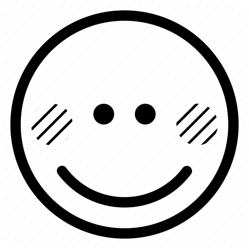 Blushing emoji PNG Download Image