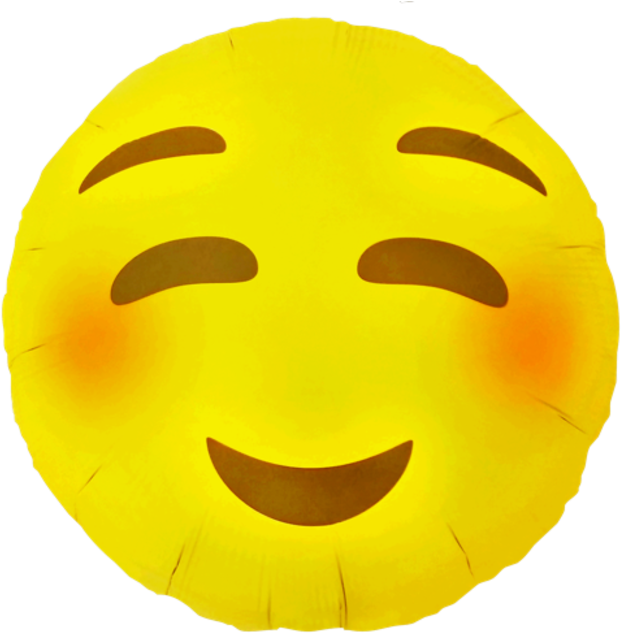 Blushing Emoji PNG imagemm Transparente