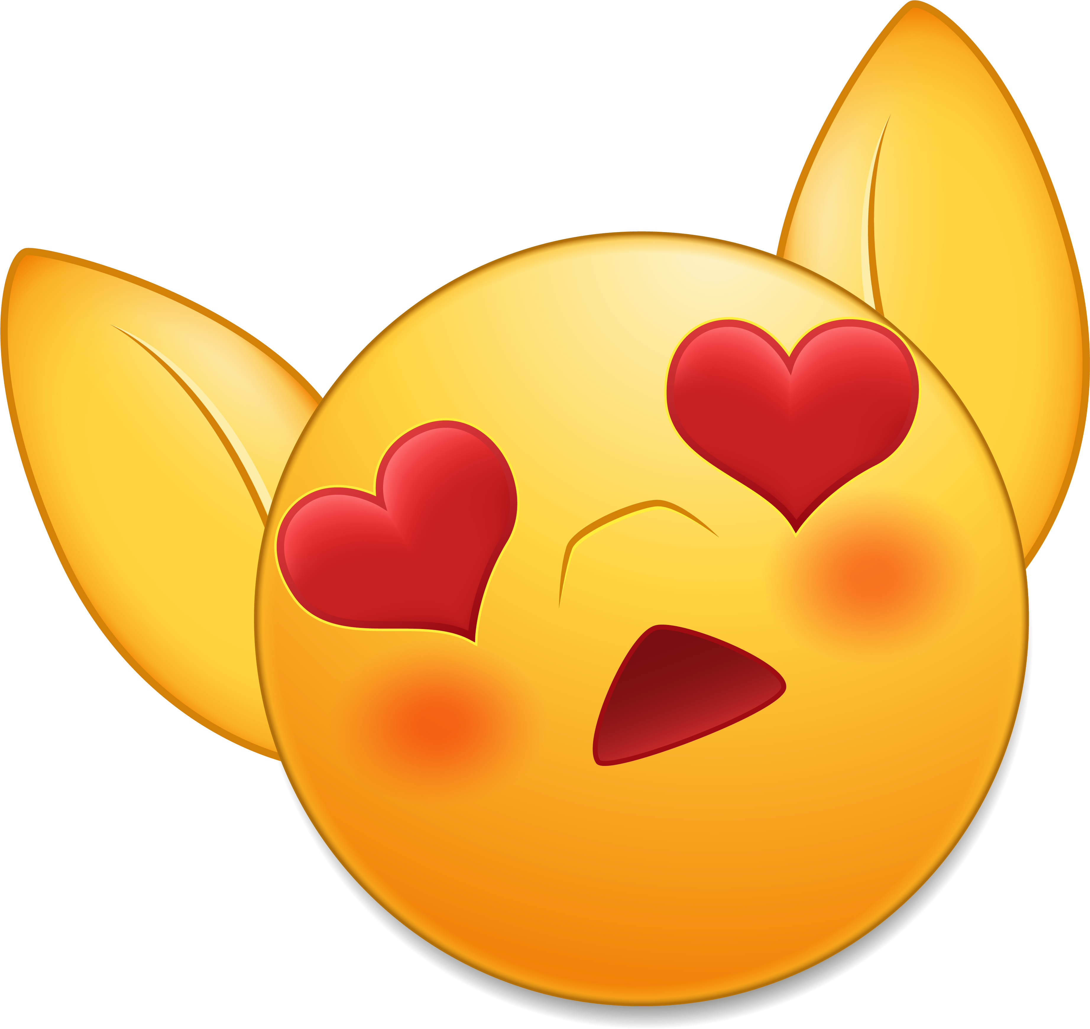 Blushing Emoji transparentee Imagem