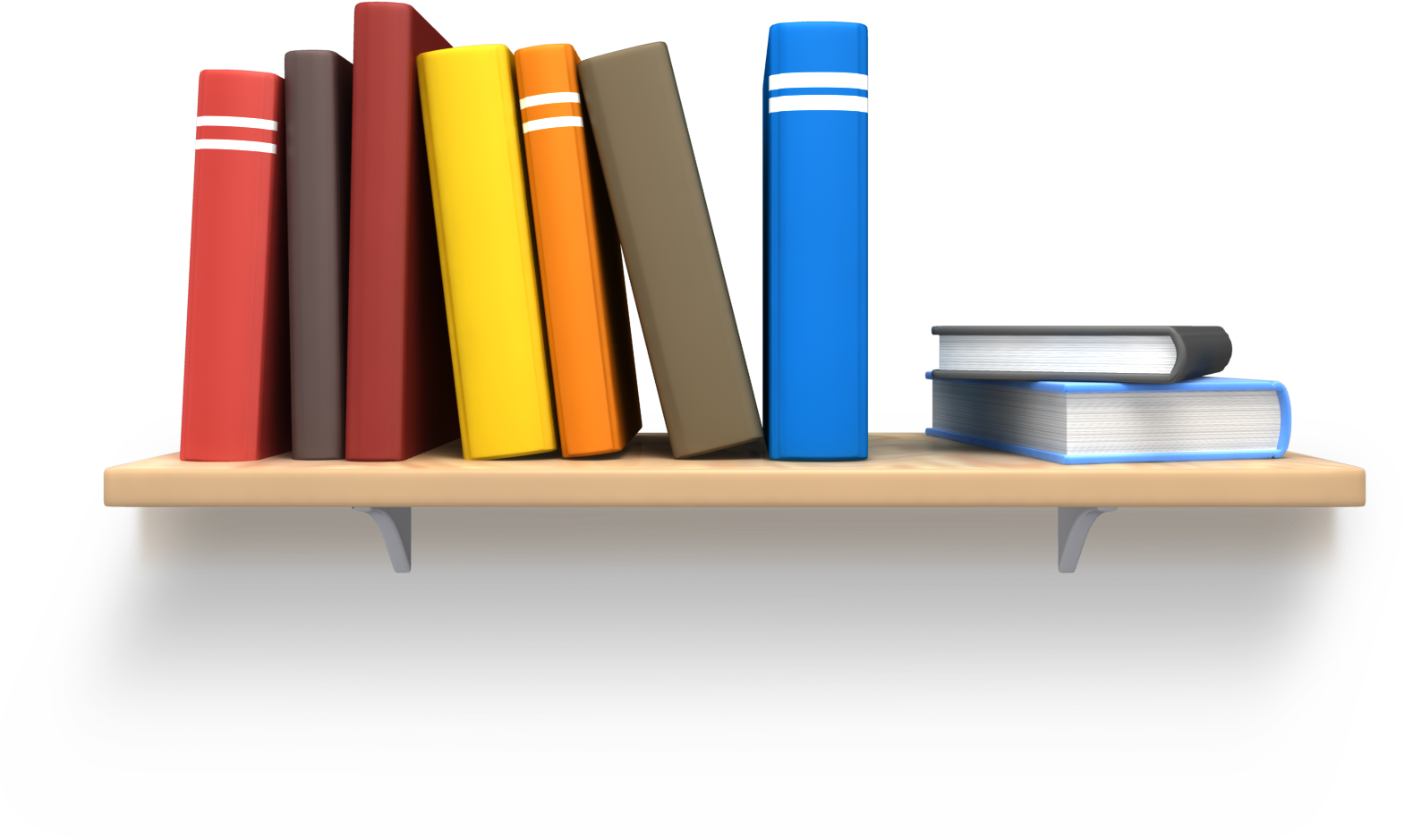 Bookshelf PNG Image Background
