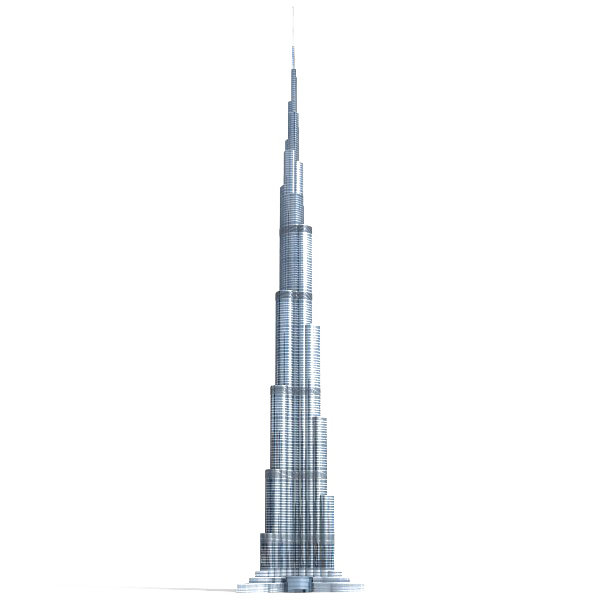 Burj Khalifa vista PNG Baixar Imagem