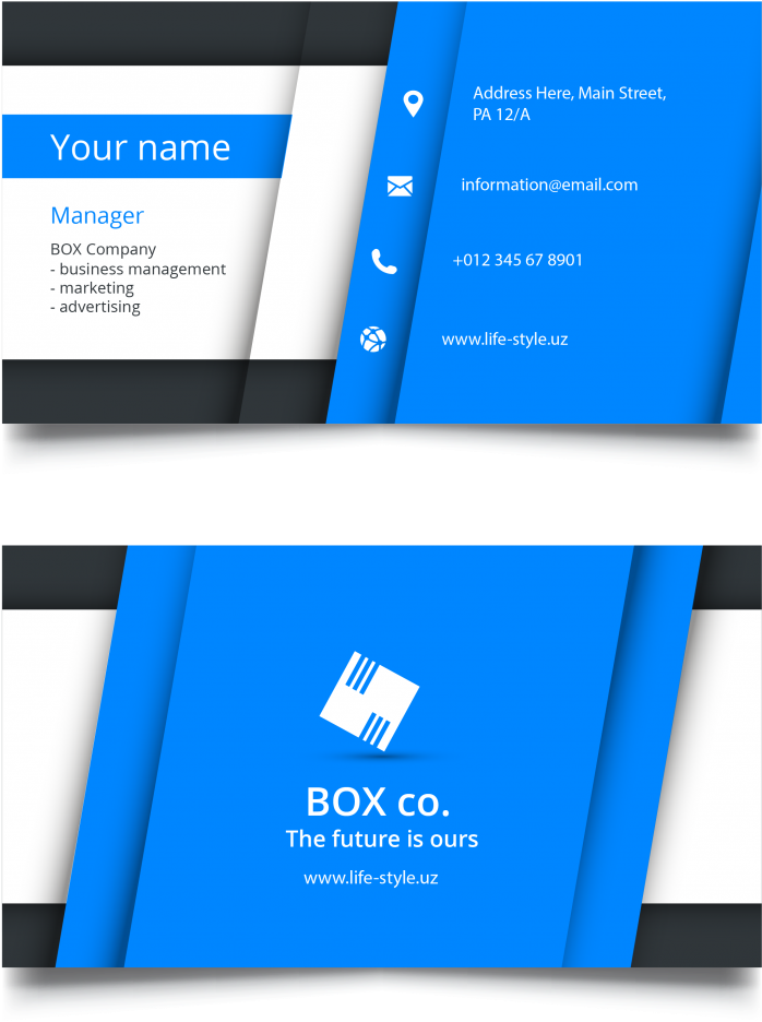 Business Card PNG High-Quality Image