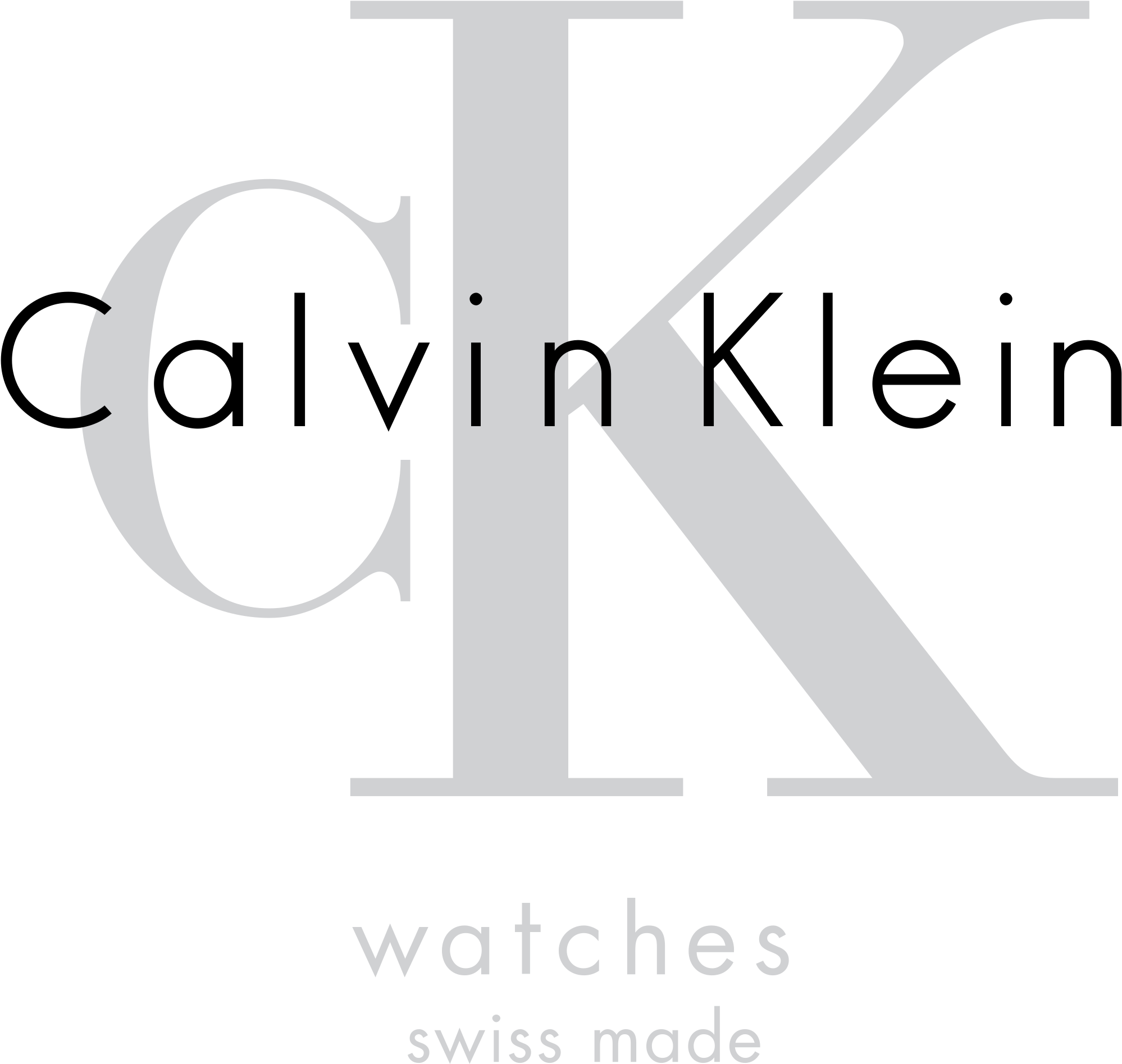 CK كالفين كلاين شعار صورة شفافة