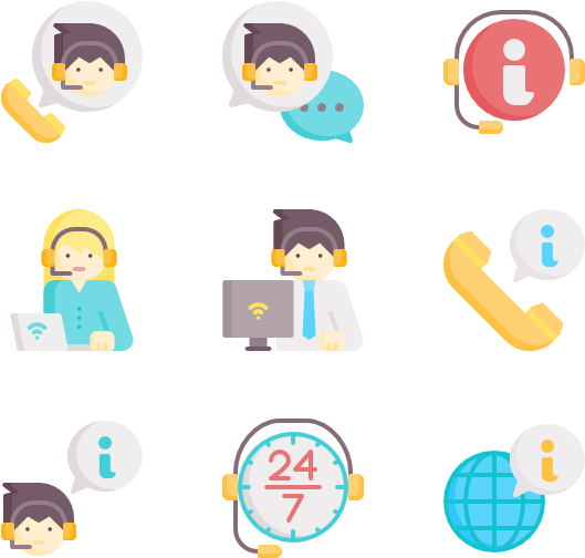 Call Centre Clipart PNG Image Background