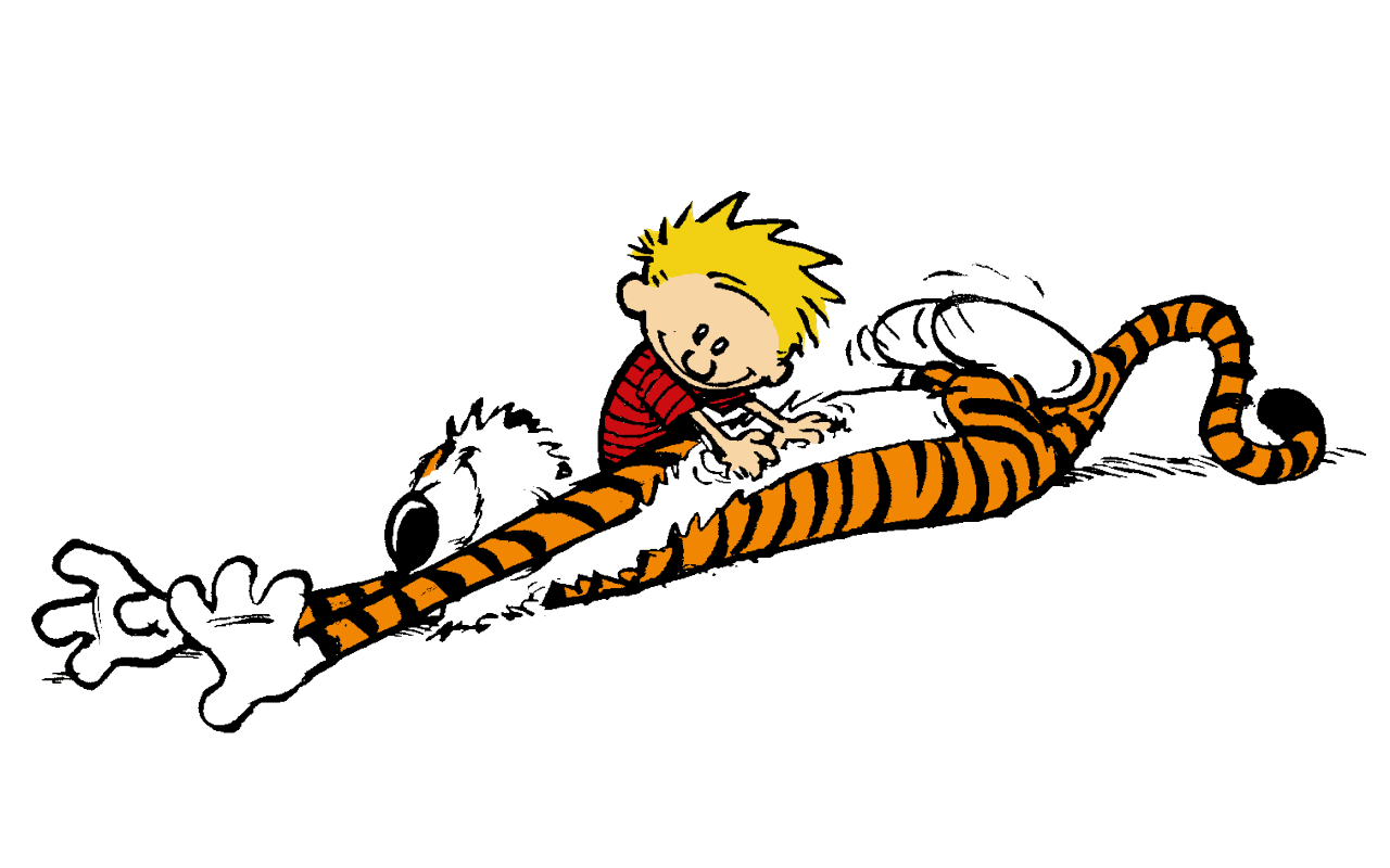 Calvin And Hobbes PNG High-Quality Image