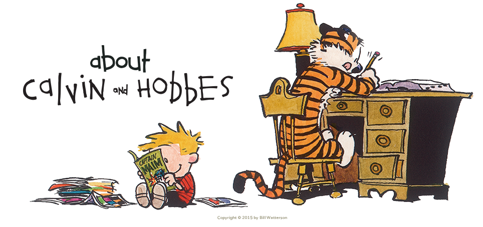 Gambar PNG Calvin dan Hobbes vektor