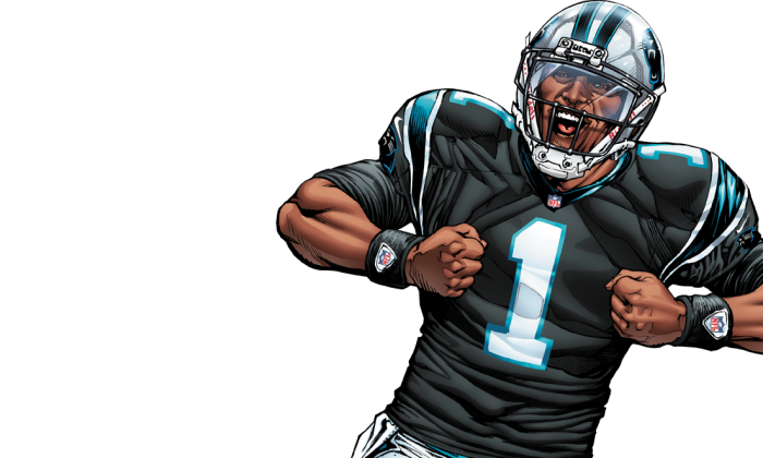 Cam Newton Vector PNG Image