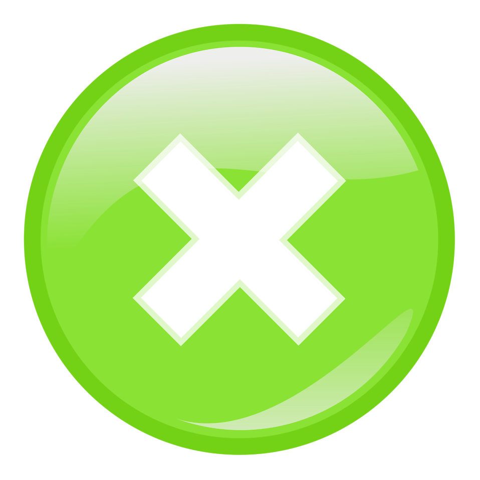Cancel Button Icon PNG Free Download
