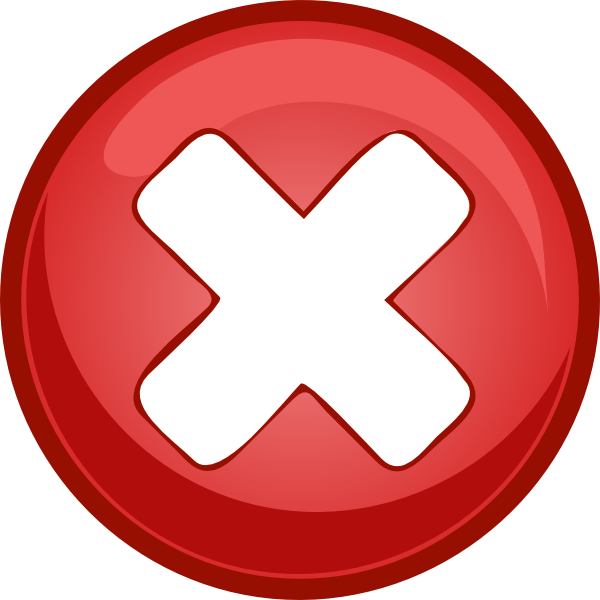 Cancel Button Icon Transparent Image