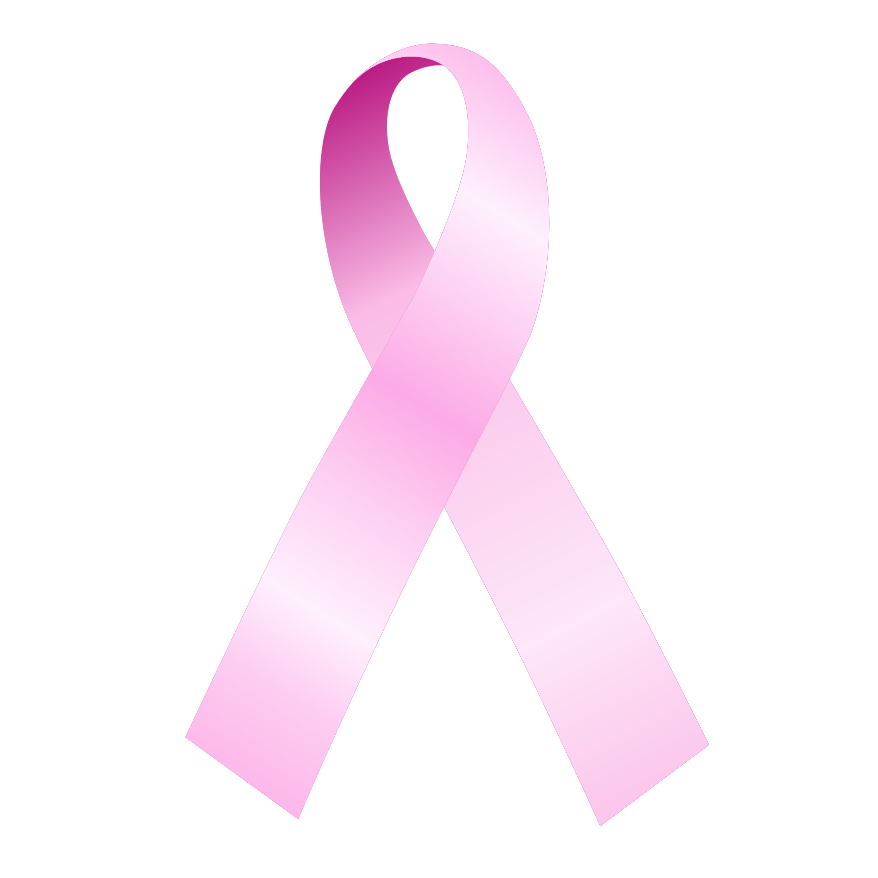 Cancer Ribbon Bow PNG Free Download