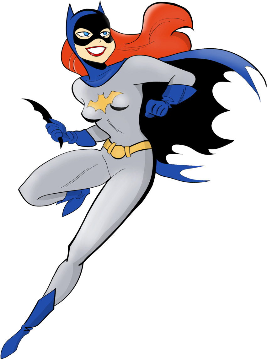 만화 Batgirl PNG 투명 이미지