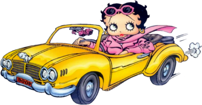 Cartoon Betty Boop PNG Image Background