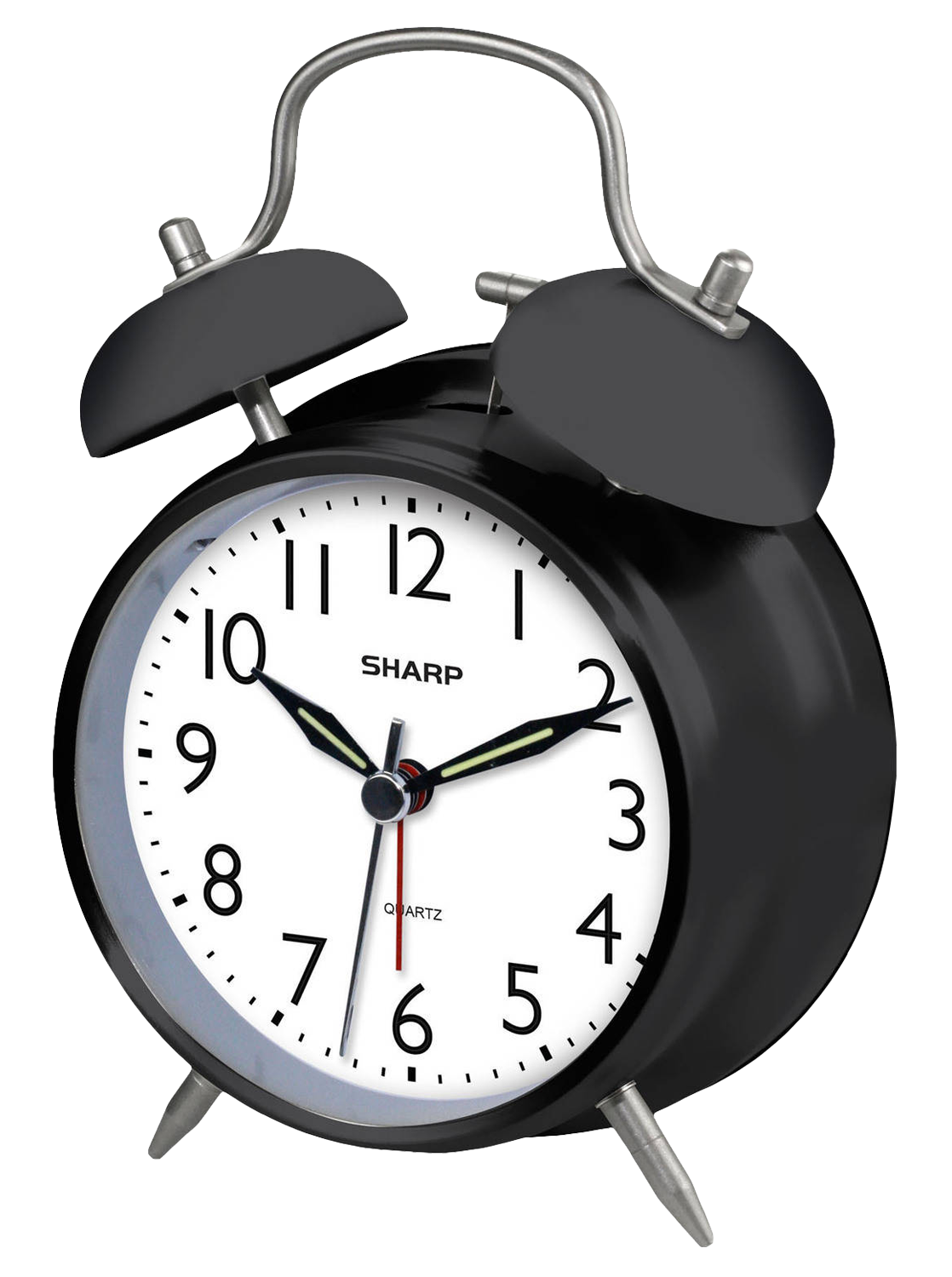 Classic Alarm Clock PNG Transparent Image