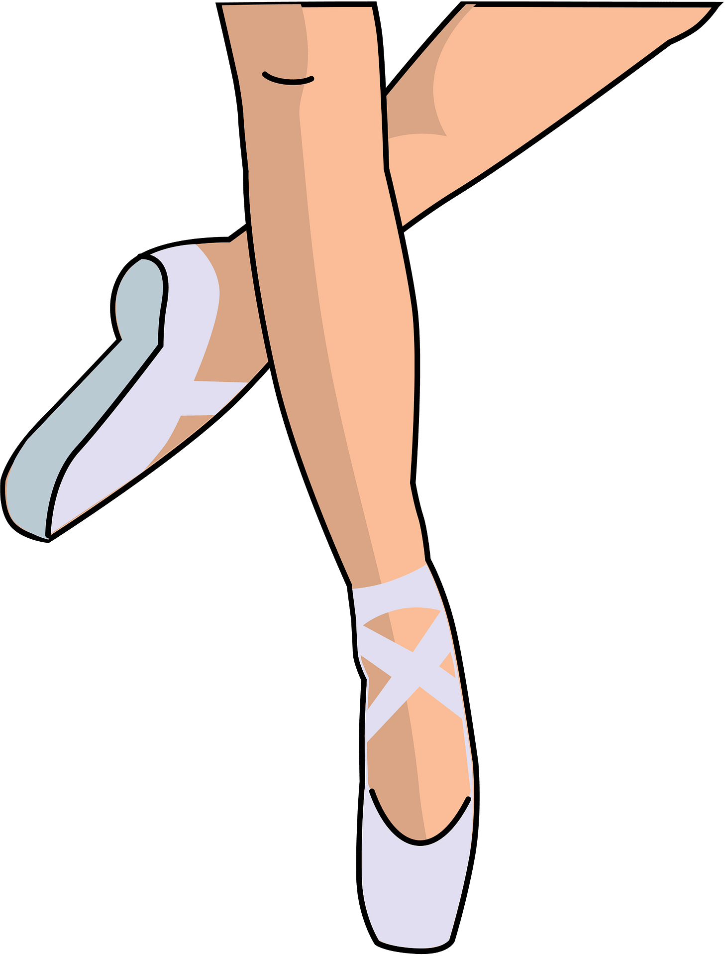 Classic Ballet Shoes Free PNG Image