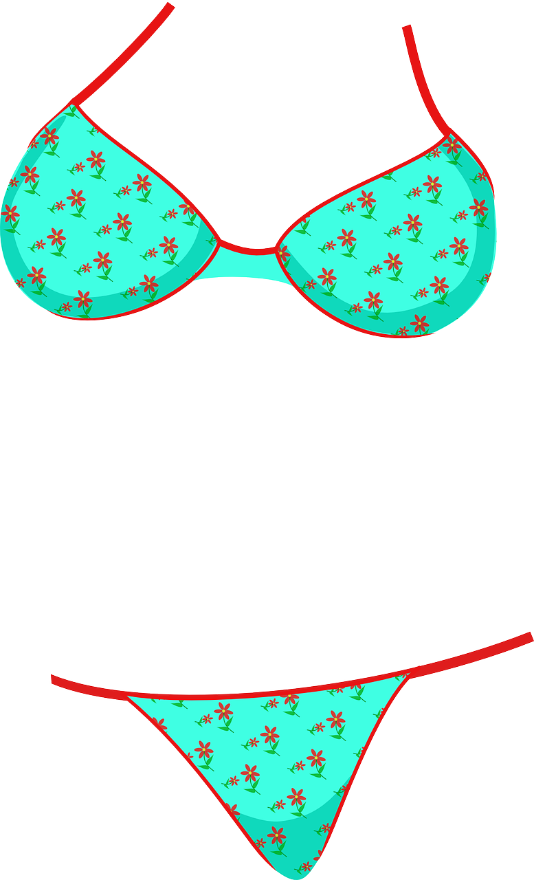 Красочные бикини PNG прозрачное изображение