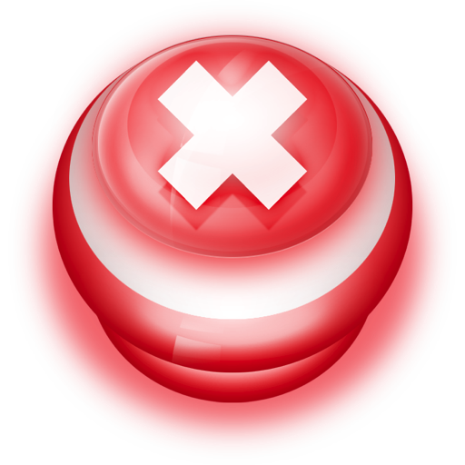 Cross Cancel Button Free PNG Image