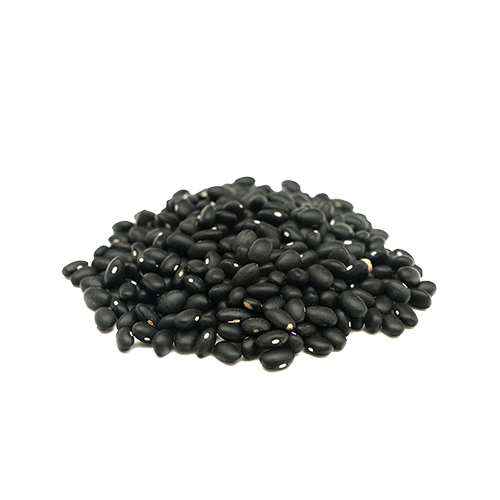 Photo de haricots noirs secs
