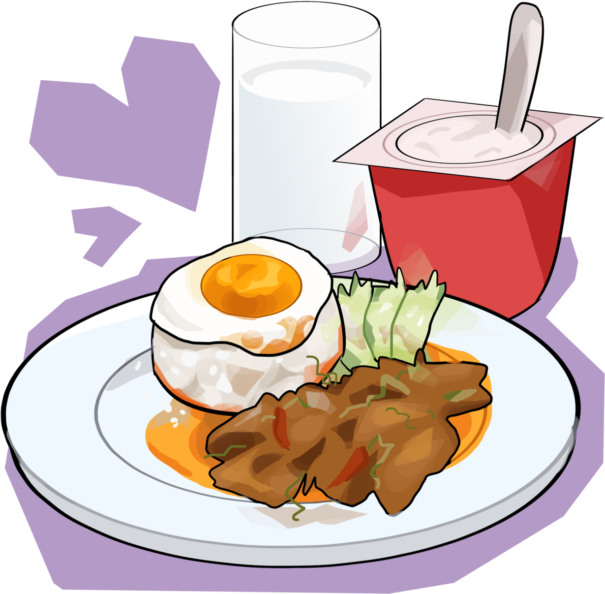 Image PNG Petit-déjeuner aux œufs