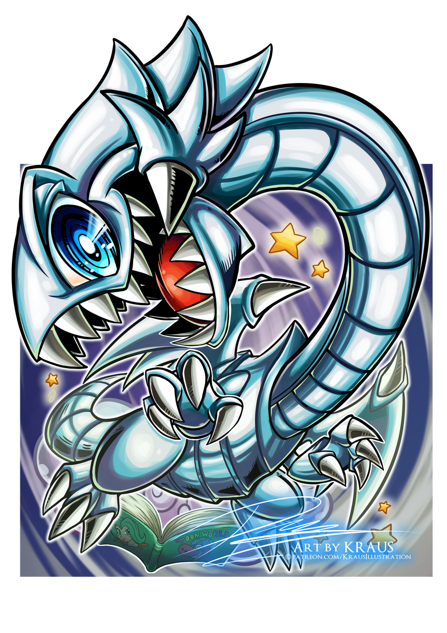 Fantasy Blue Eyes White Dragon PNG descarga gratuita