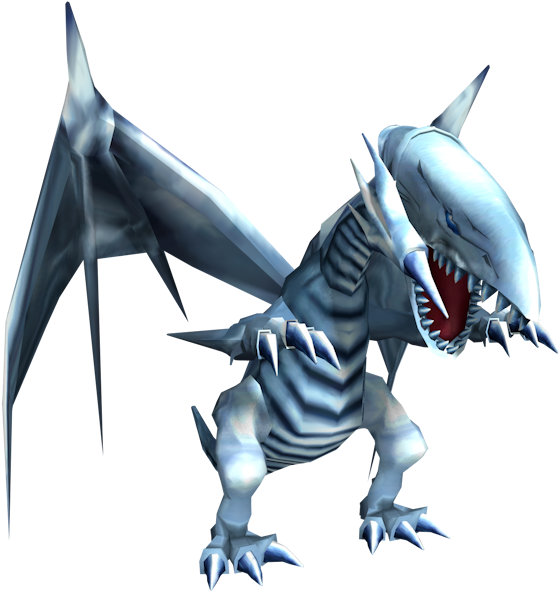 Immagine bianca degli occhi blu fittituali Immagine Trasparente del drago