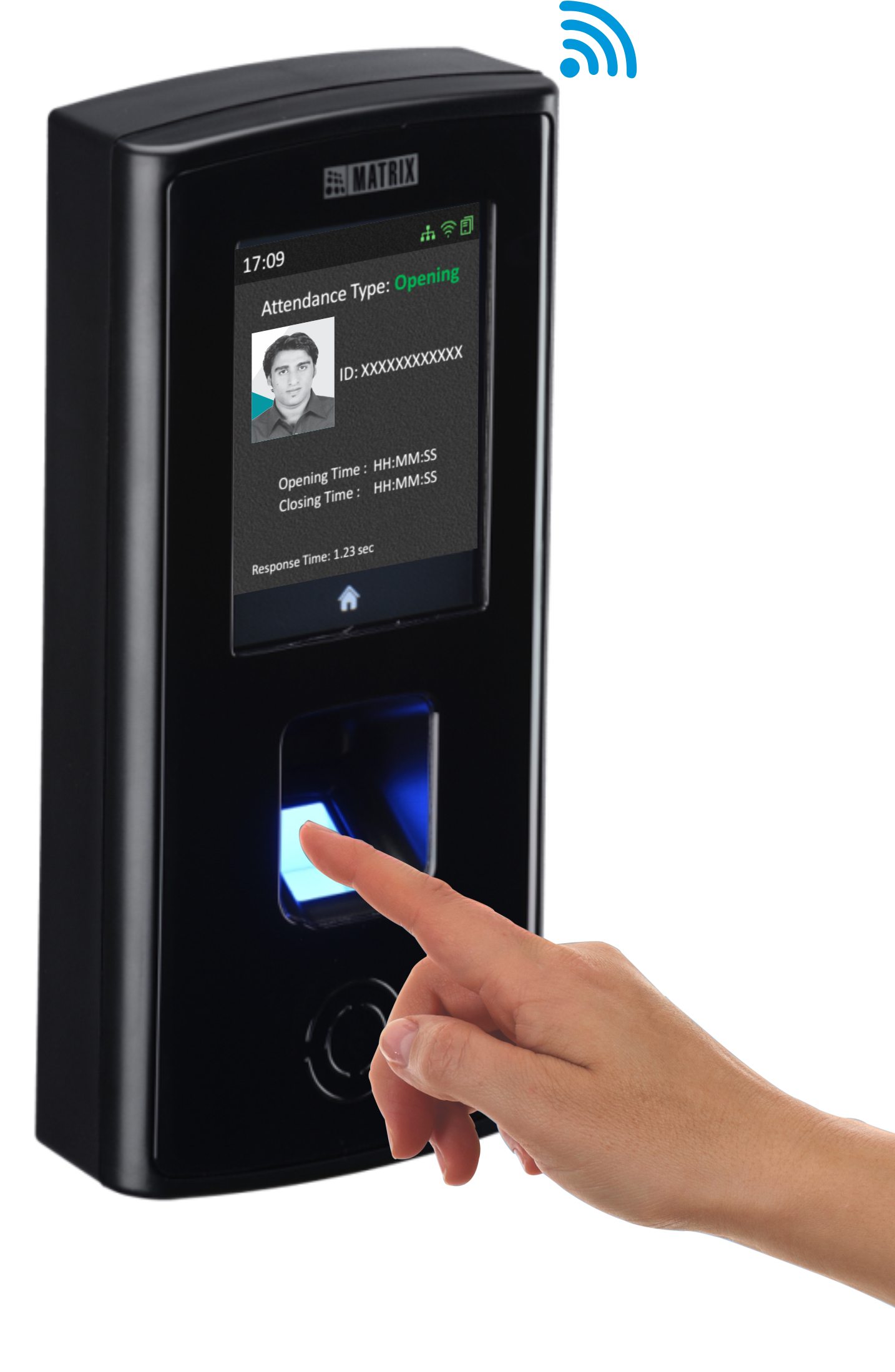 Fingerprint Biometric System PNG Download Image