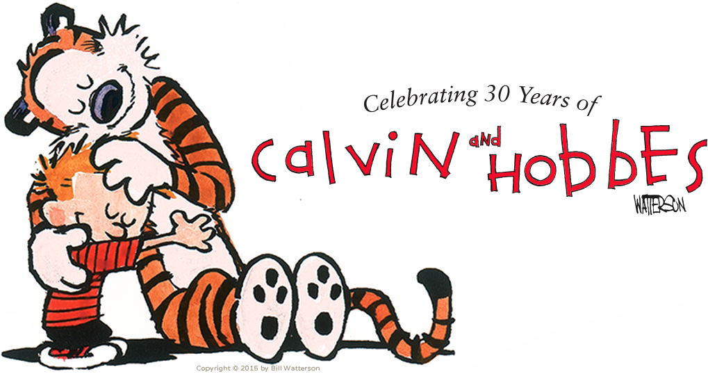 Funny Calvin And Hobbes PNG Transparent Image